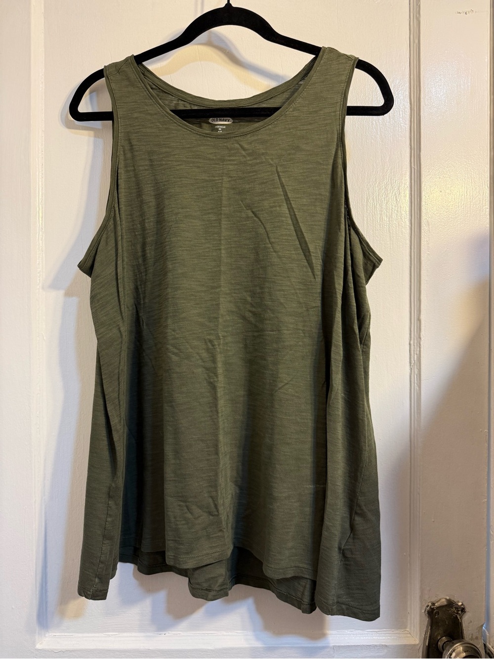 Old Navy Olive Tank Top with Wide Straps